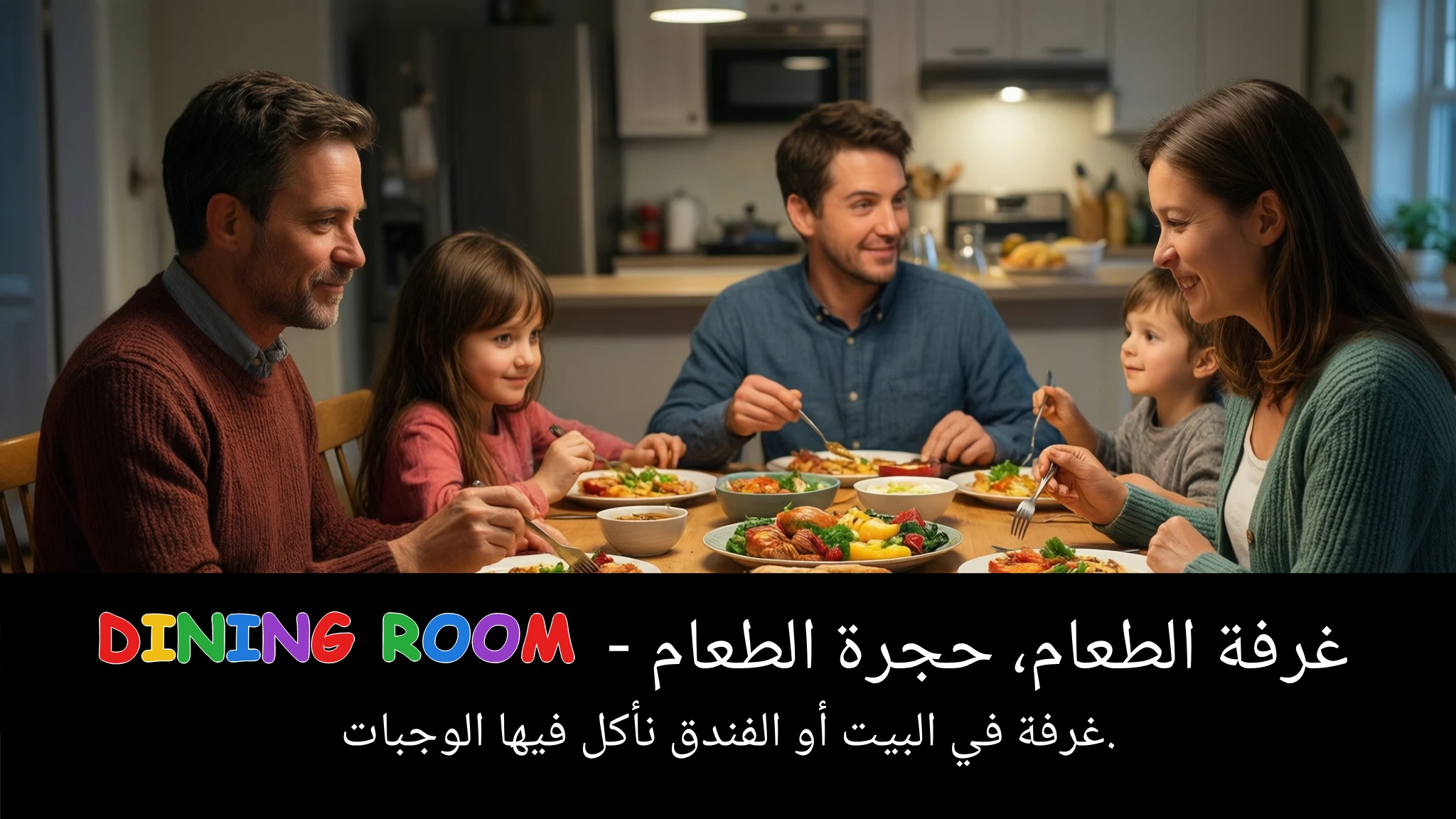 Arabic Illustration for dining room